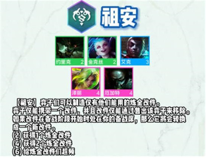 云顶之弈s9祖安羁绊是什么?云顶之弈s9祖安羁绊介绍