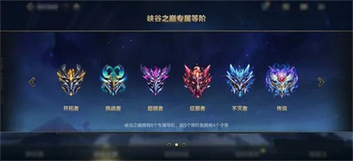英雄联盟手游峡谷之巅什么段位可以玩 英雄联盟手游峡谷之巅段位需求