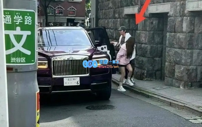 王思聪在日本被捕捉到：豪华库里南与美女相伴，绅士风范下车为其开门