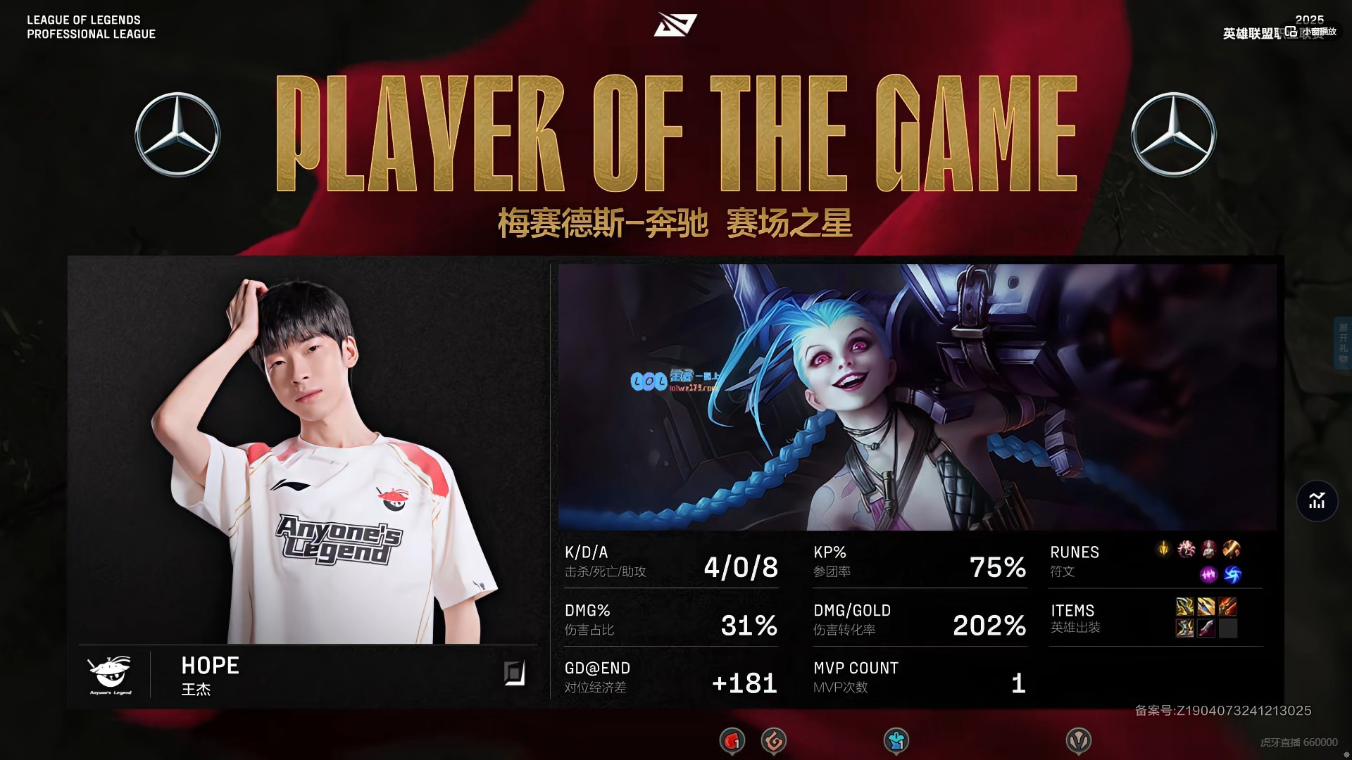 金克斯迅速成长罪恶快感轻松启动Hope以4_0_8战绩荣获MVP