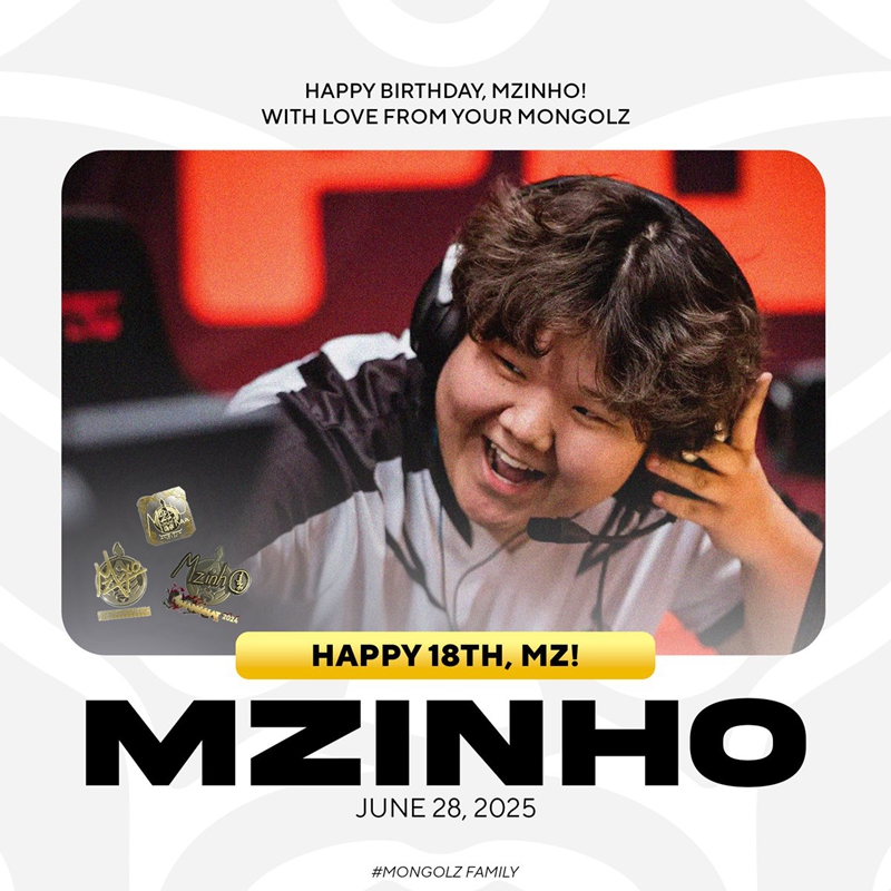 恭喜：mzinho迎来18岁生日！