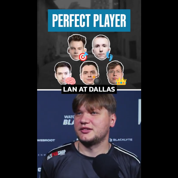 s1mple：frozen枪法最准，B1ad3游戏理解最深