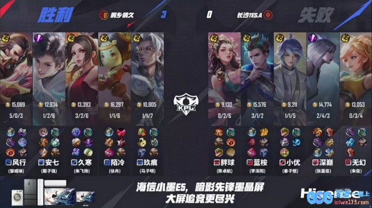 ?稳！情久全面压制滴水不漏成功零封TES！情久3_0TES