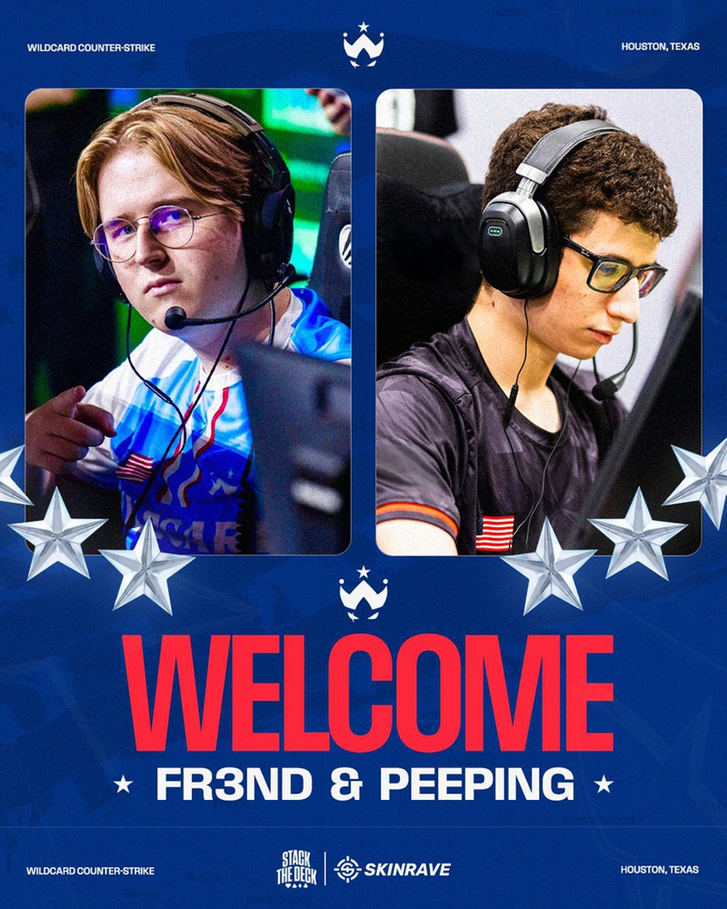 官宣：Wildcard签下Peeping及fr3nd