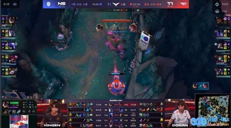 ?轻松！Faker&小吕布双C爆杀Keria无敌神牛顶飞NST1先下一城