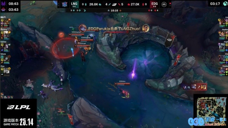 🎮涅槃组大王！Parukia波比大锤敲晕LNGEDG五连胜横扫涅槃组，次轮赛程震撼升级