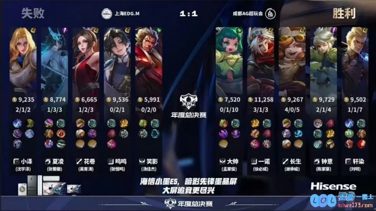 ?依旧统治！AG打满五局拿下EDG斩获年总首胜！AG3_2EDG，精彩对决引发热议