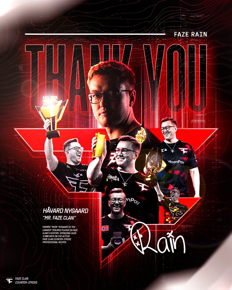 官宣:FaZe下放rain
