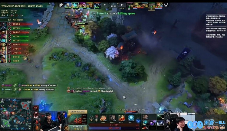 🎮PGLS6：fy肉身吸引团战吃大三核拉扯截杀蓝猫XG2_0取胜，赢得观众喝彩