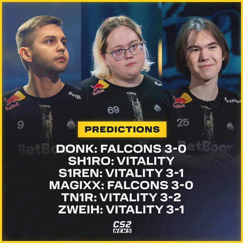 donk预测EPL决赛:Falcons3_0夺冠