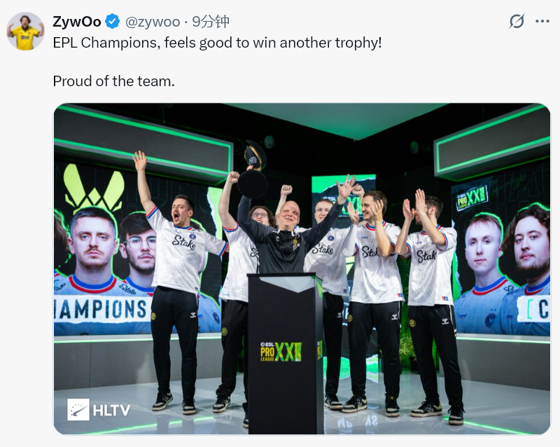 Vitality_Falcons赛后动态m0NESY：这不是我们期待的总决赛