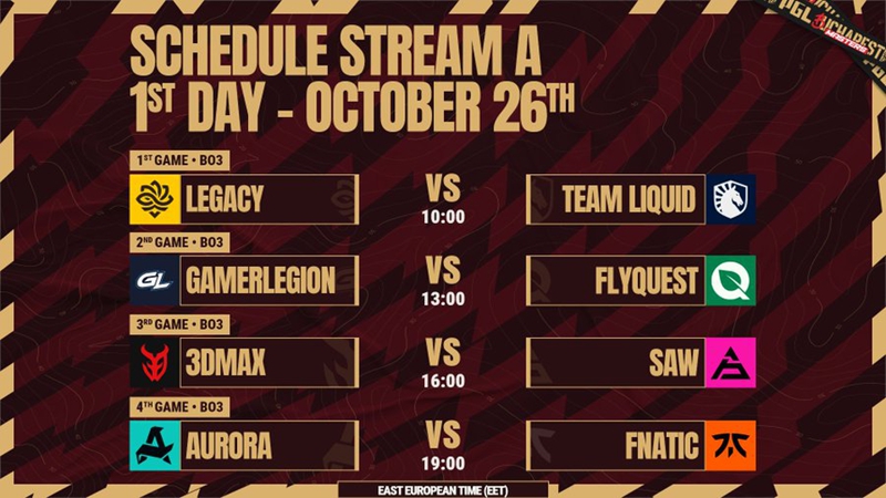 PGL布加勒斯特站揭幕战公布:Legacy首战Liquid