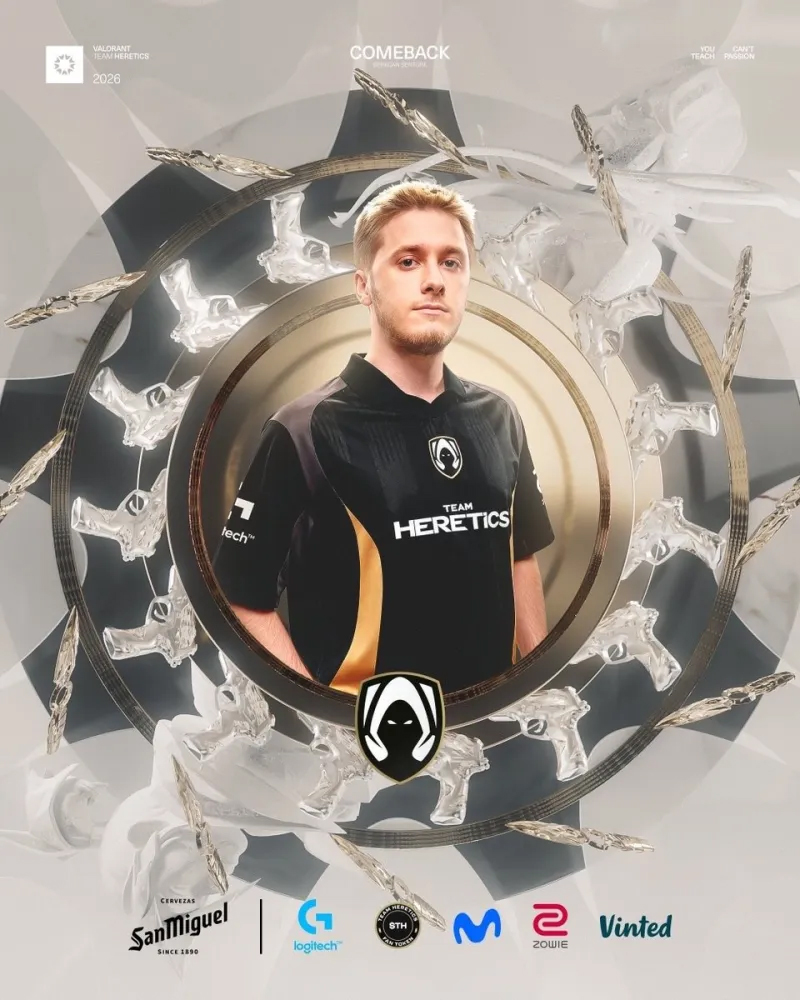 TH发布人员变动公告：前M8选手ComeBack正式加入队伍