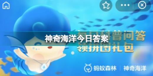 地球上唯一可完全生活在海水中的被子植物是 神奇海洋5月5日答案