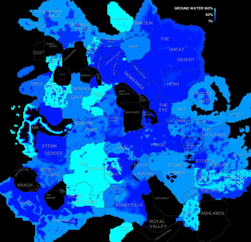 kenshi降水量地图分享 水量地图一览