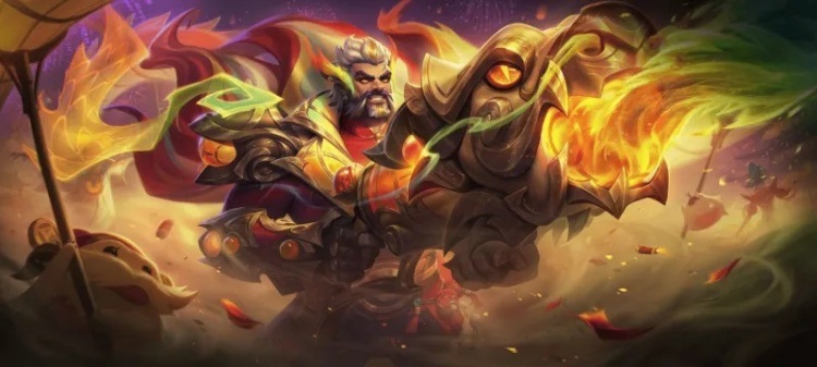 LOL手游将发布5.0版本龙年皮肤：包括剑魔、男枪、婕拉石等