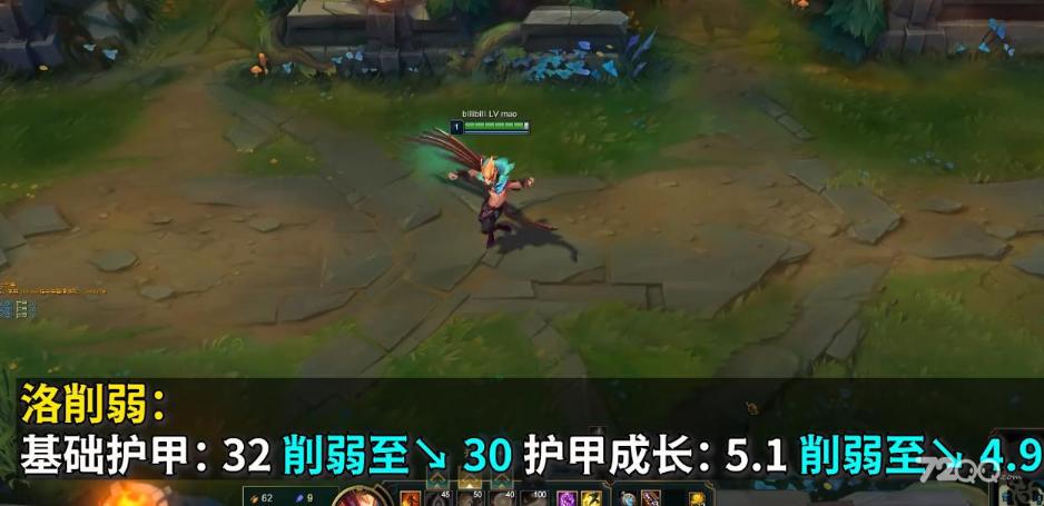 《英雄联盟》PBE13.8版本洛削弱一览