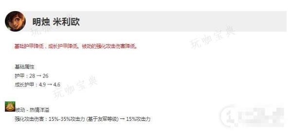 英雄联盟13.12版本正式服明烛削弱详情