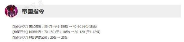 英雄联盟13.12版本正式服帝国指令加强一览