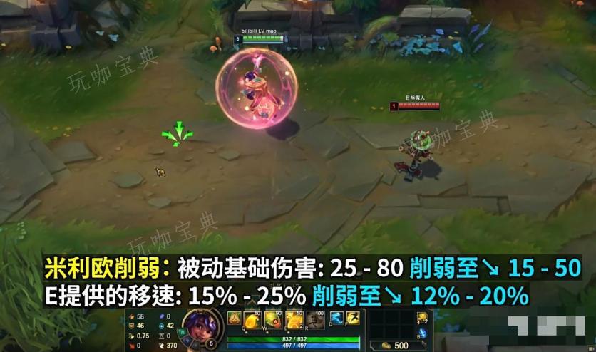 《英雄联盟》PBE13.14版本米利欧削弱一览