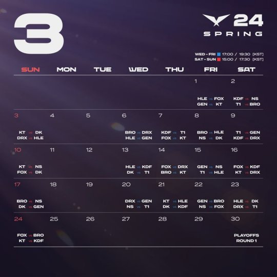 LCK 2024春季赛赛程揭晓 1月17日揭幕_
英雄联盟专区
