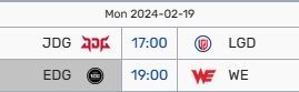 首胜很快就要来了？EDG后续对手：LGD、FPX、WE
