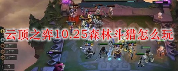 云顶之弈10.25森林斗猎怎么玩_LOL游戏攻略