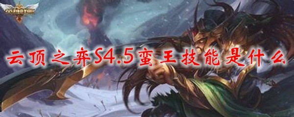 云顶之弈S4.5蛮王技能是什么_LOL游戏攻略