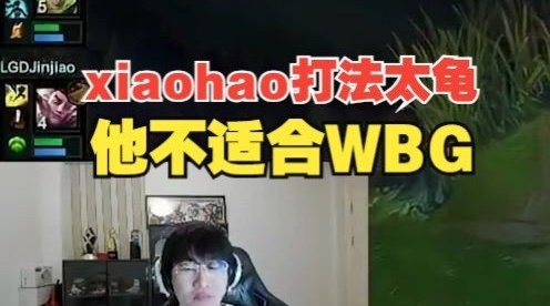 宁王：xiaohao打法有点龟，不适合WBG！