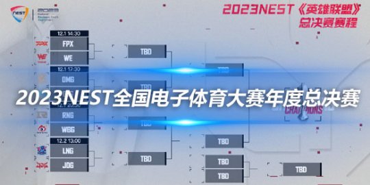 2023NEST全国电子体育大赛年度总决赛 项目8强名单揭晓_赛事直通车