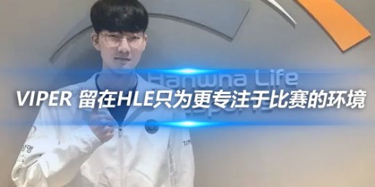 Viper 留在HLE只为更专注于比赛的环境_赛事直通车