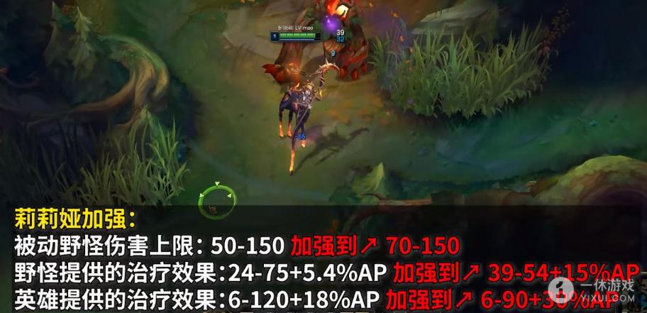 《英雄联盟》PBE13.8版本莉莉娅加强一览