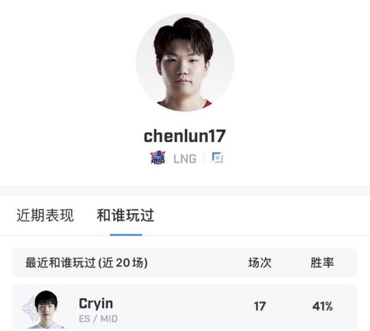 Langx&amp;xiye胜率百分百 Cryin和LNG上单双排中