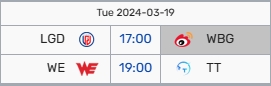 还有拦路虎啊！WBG后续常规赛赛程仅剩三场：LGD、JDG、iG