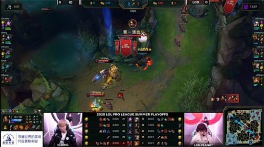 Mark三局前期灵动游走节奏起飞 LGD3-0横扫iG晋级