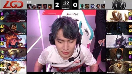 Mark三局前期灵动游走节奏起飞 LGD3-0横扫iG晋级