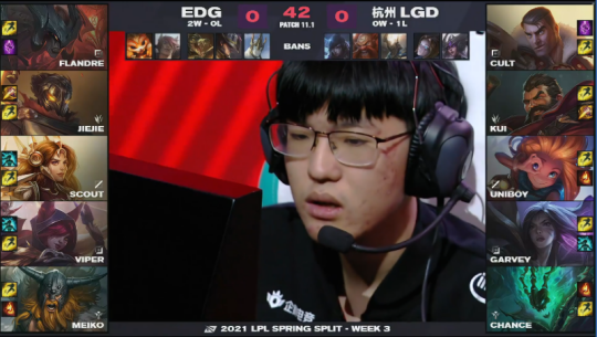 EDG2比0战胜LGD 赛后米勒一番话很真实