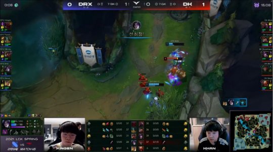 DK2-0击败DRX Khan纯肉赛恩高地断线一抗四