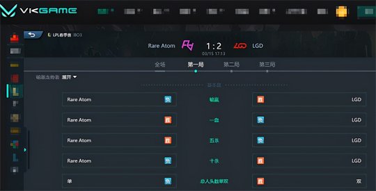 LGD不斩无名之辈 2-1爆冷终结RA九连胜