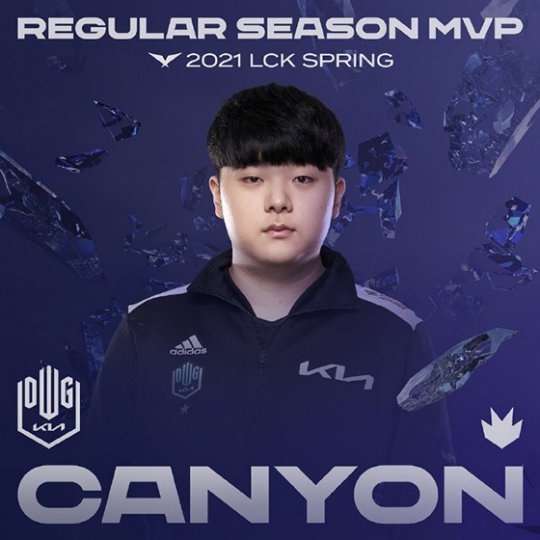 LCK春季赛最佳阵容：Canyon打野常规赛MVP