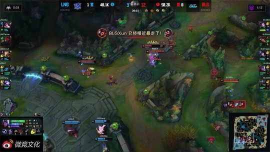 Elk拒绝被让二追三 BLG 3-2险胜LNG晋级决赛