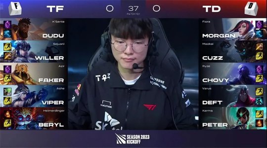 Chovy卡萨丁16级基地爆炸 Deft 2-1击败Faker