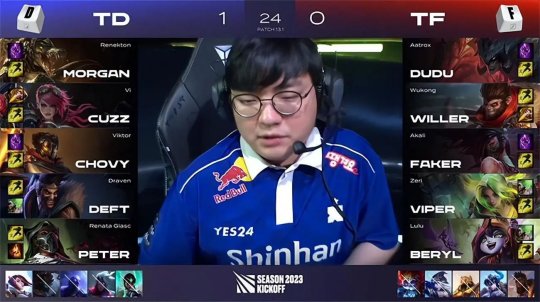 Chovy卡萨丁16级基地爆炸 Deft 2-1击败Faker