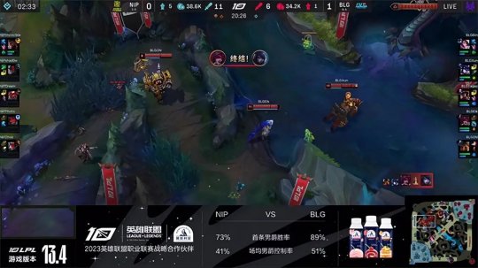 Elk霞漫天飞羽逆转翻盘 BLG强势团战2-0击败NIP