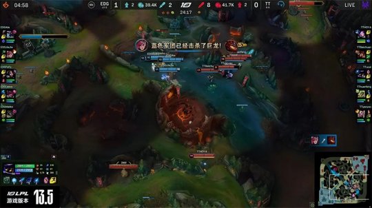 Leave选手发挥出色 EDG 2-0击败TT收获季后赛复活甲