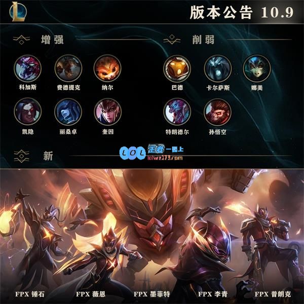 《LOL》10.9版本停机维护结束时间4月30日_LOL游戏攻略