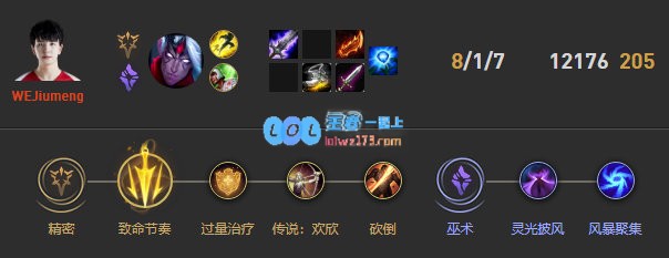 《LOL》WE旧梦韦鲁斯S10天赋出装介绍_LOL游戏攻略