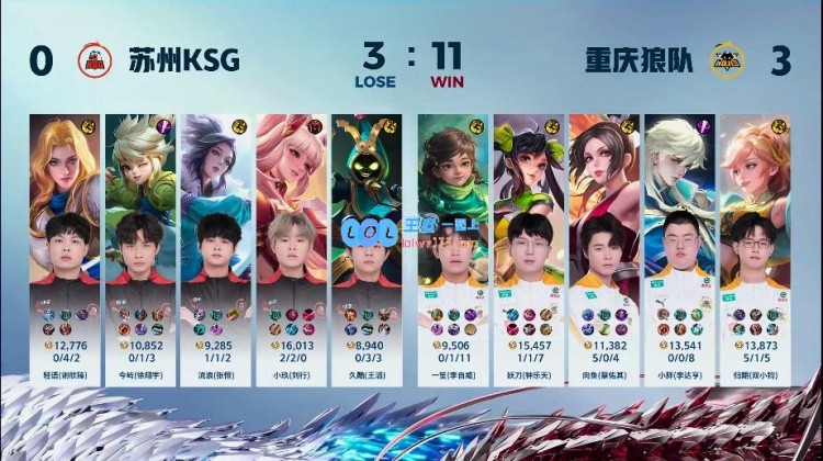 🎮向鱼火舞蝶扇起舞踢爆KSG！狼队 3-0 KSG拿到三个赛点