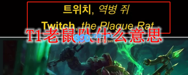 T1老鼠队什么意思_LOL游戏攻略