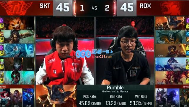 无法超越的对决！SKT 3:2 惨胜ROX
